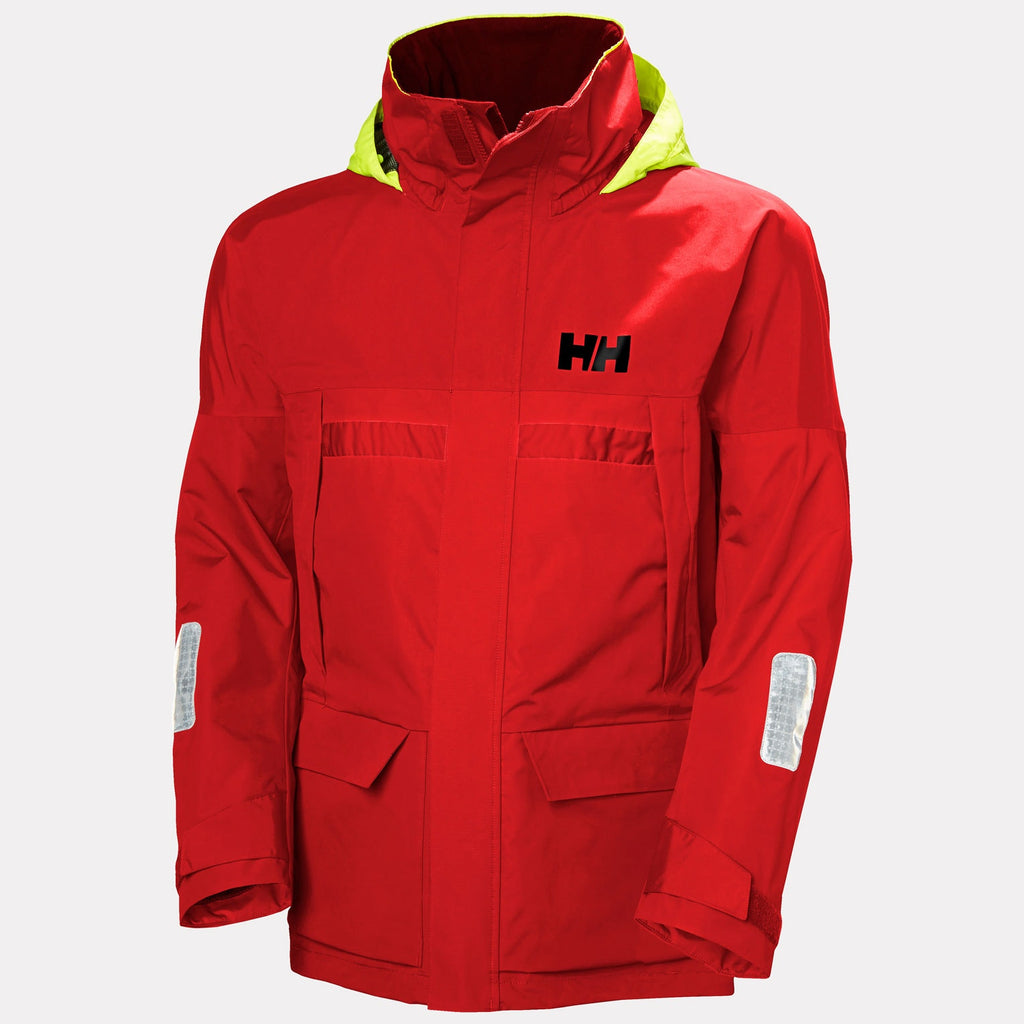 PIER JACKET 40, ALERT RED, XXL