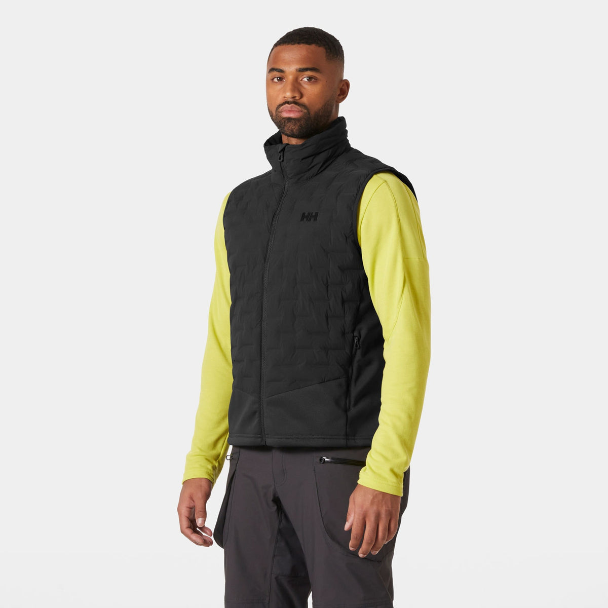 HP HYBRID STRETCH INS VEST, EBONY, XXL