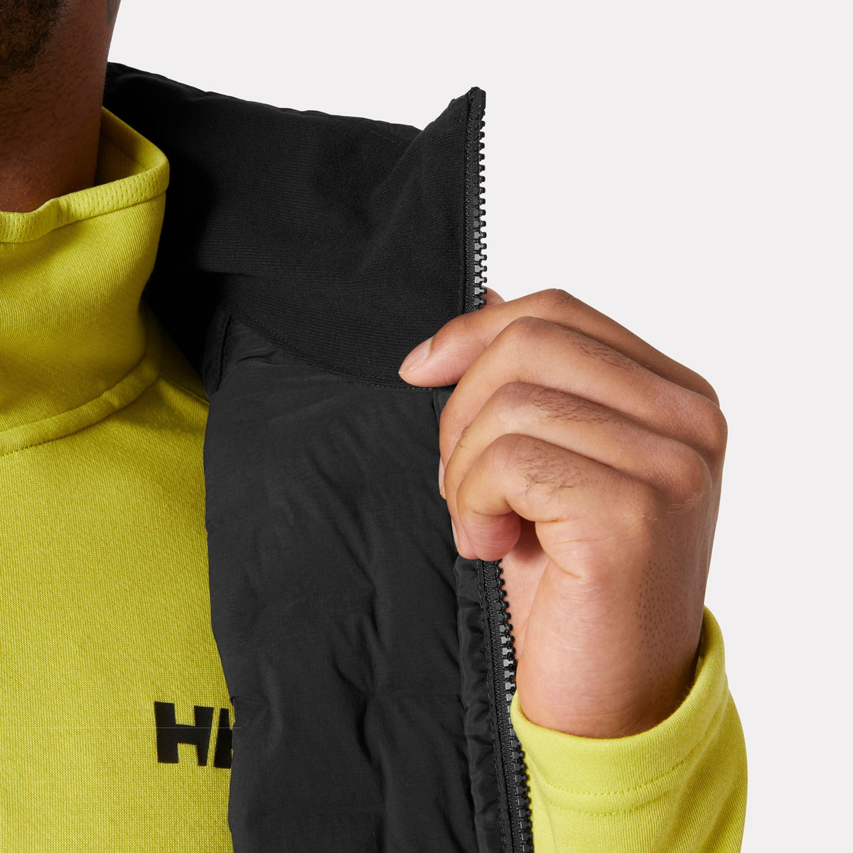 HP HYBRID STRETCH INS VEST, EBONY, XXL
