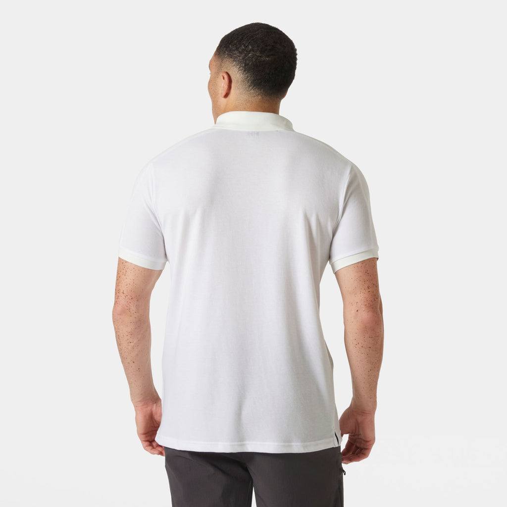 HP 1/2 ZIP POLO, WHITE, XXL