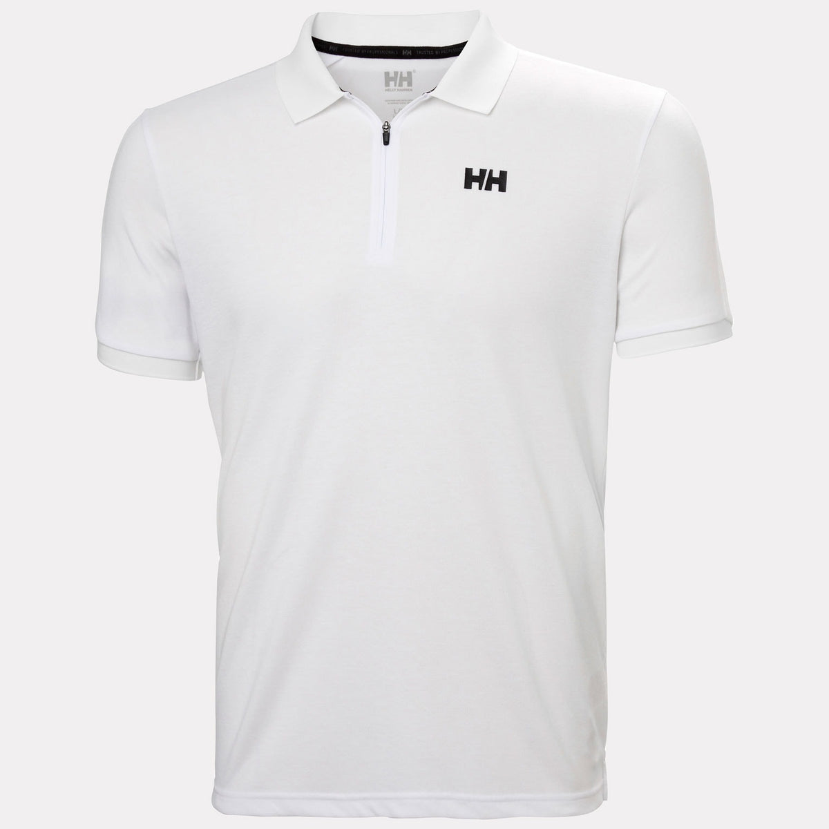 HP 1/2 ZIP POLO, WHITE, XXL