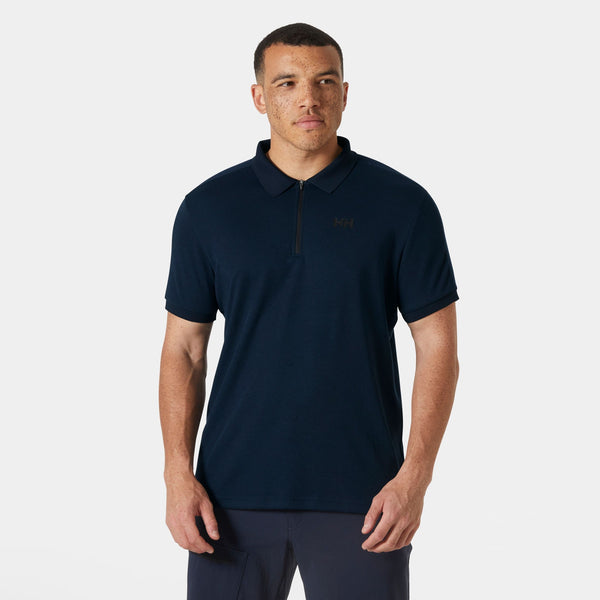 HP 1/2 ZIP POLO, NAVY, S