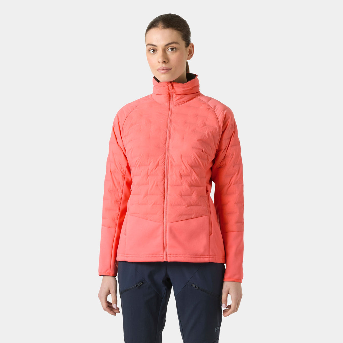 W HP HYBRID STRETCH INSULATOR, SUNSET PINK, L