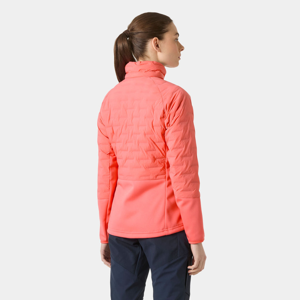 W HP HYBRID STRETCH INSULATOR, SUNSET PINK, L