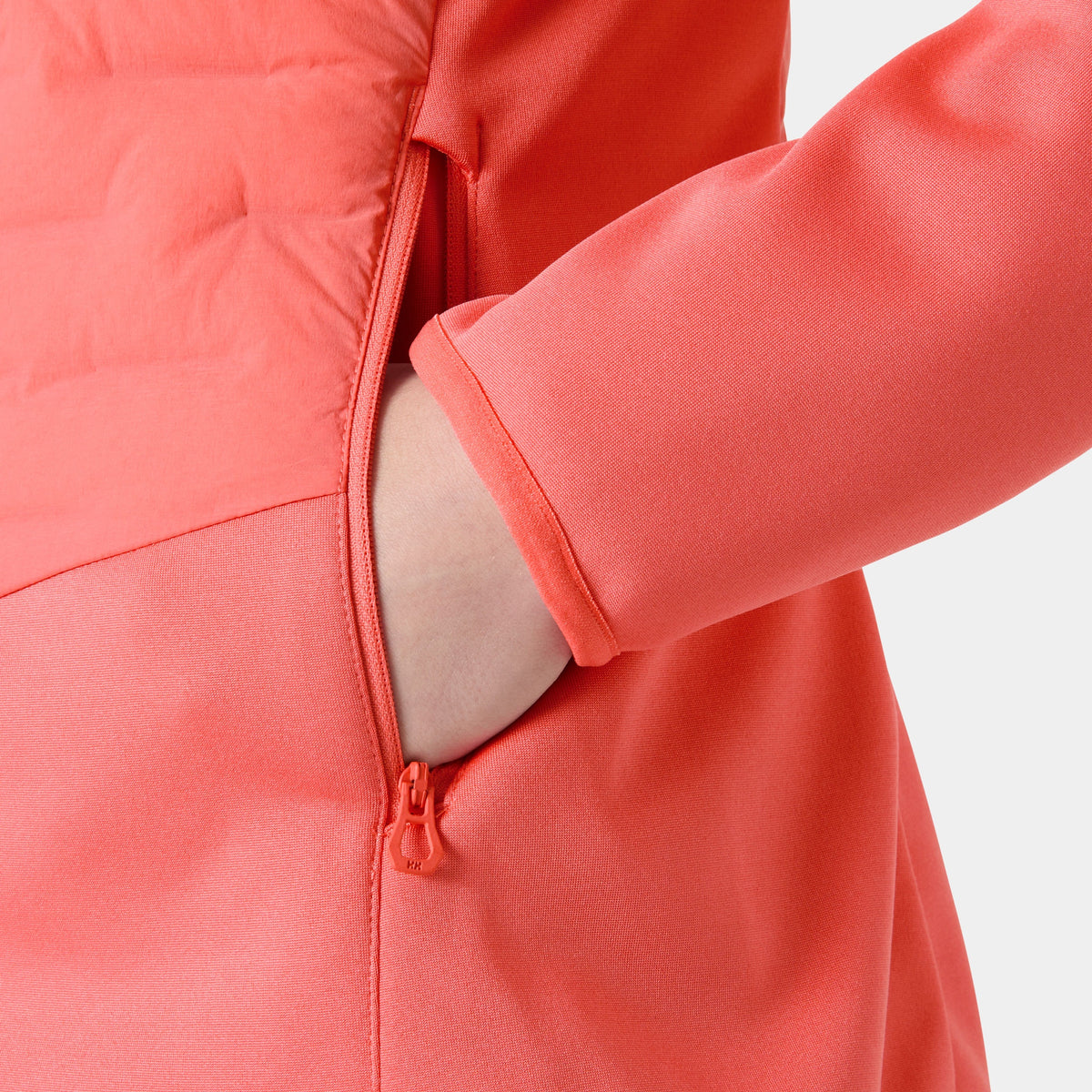 W HP HYBRID STRETCH INSULATOR, SUNSET PINK, L