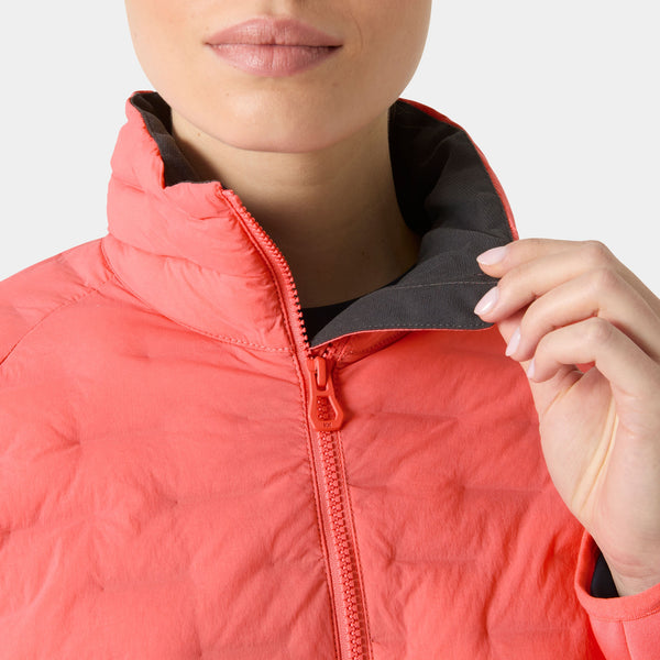 W HP HYBRID STRETCH INSULATOR, SUNSET PINK, L