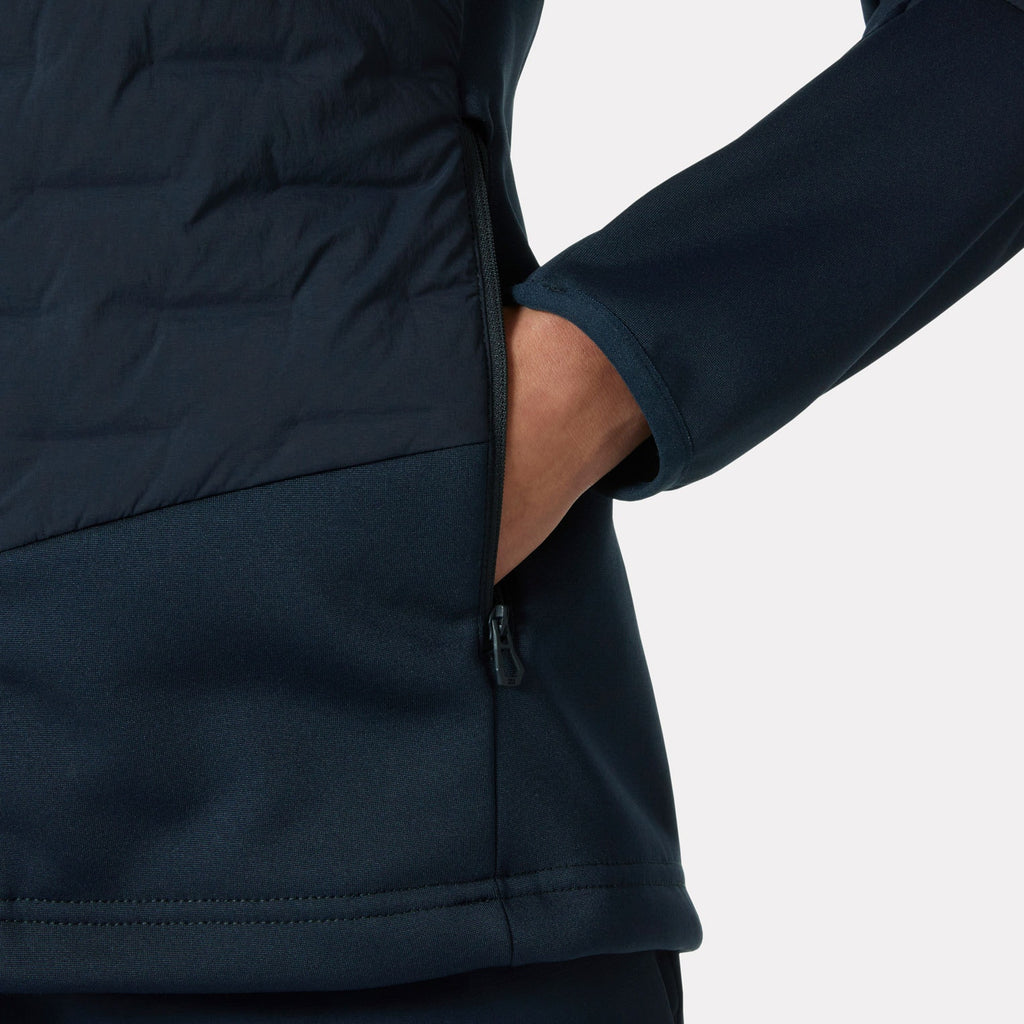W HP HYBRID STRETCH INSULATOR, NAVY, L