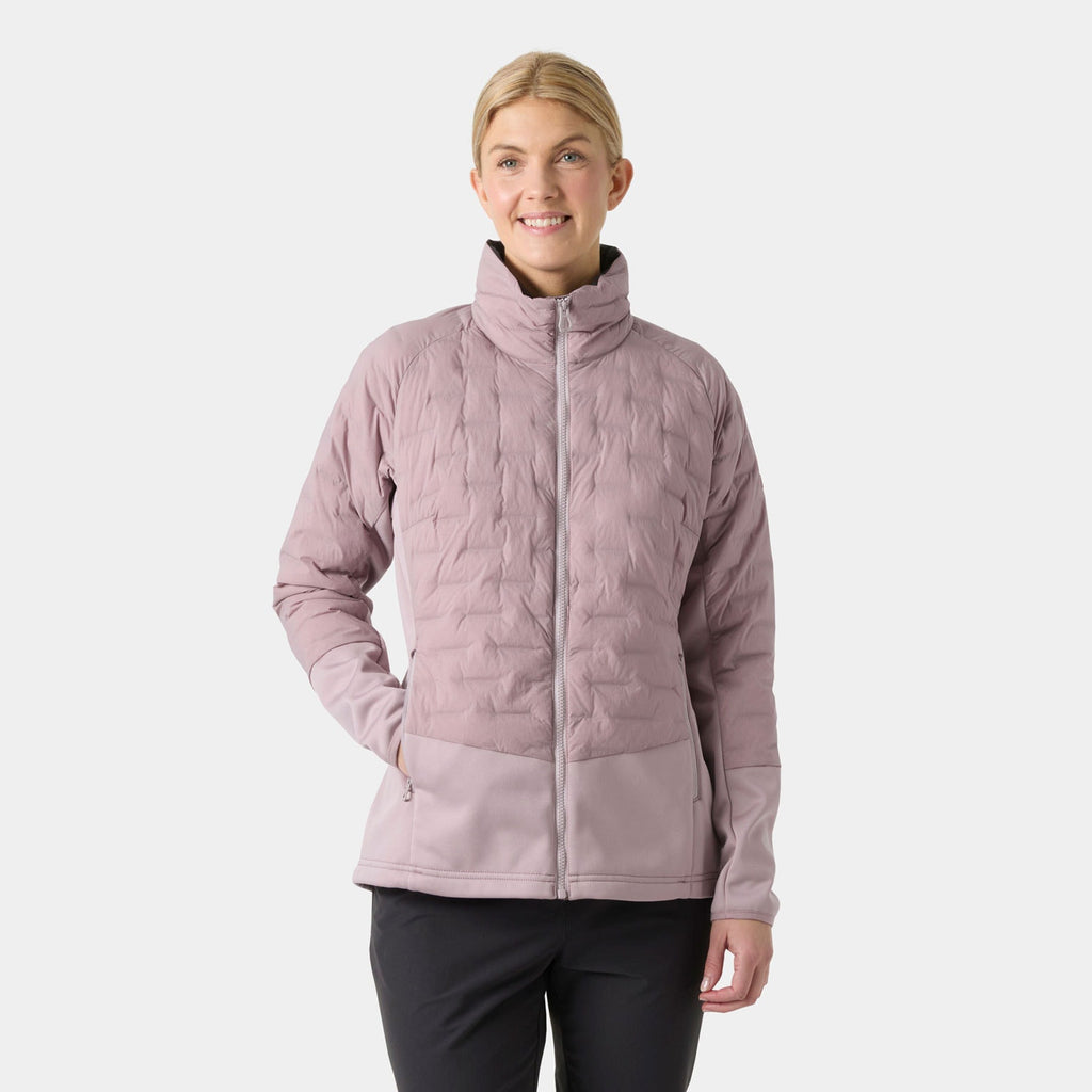 W HP HYBRID STRETCH INSULATOR, PURPLE CLAY, L