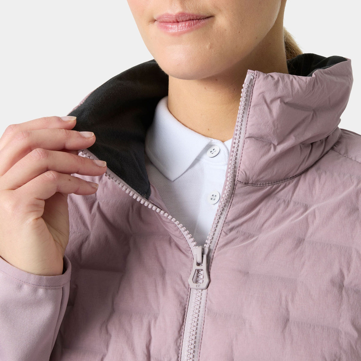W HP HYBRID STRETCH INSULATOR, PURPLE CLAY, L