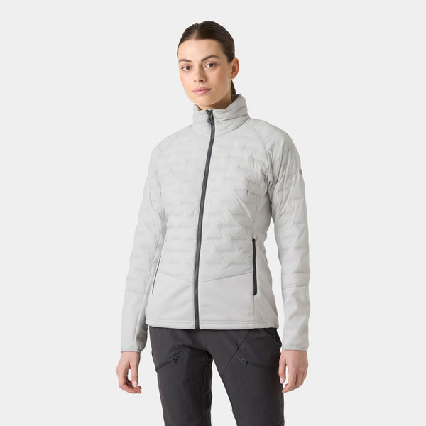 W HP HYBRID STRETCH INSULATOR, GREY FOG, L