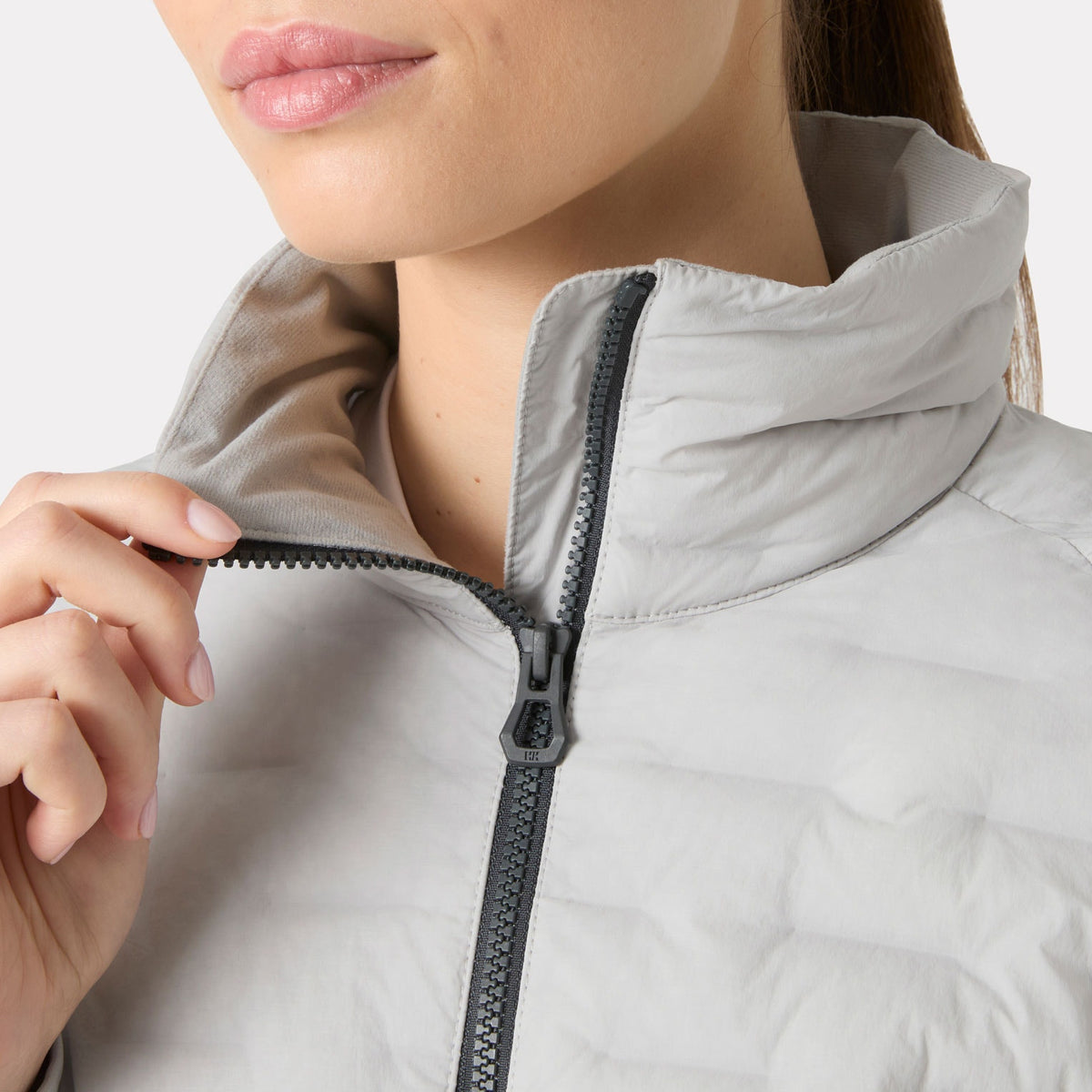 W HP HYBRID STRETCH INSULATOR, GREY FOG, L