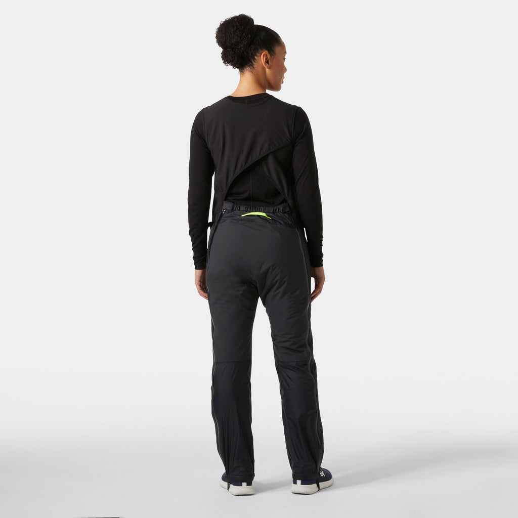 AEGIR MIDLAYER SALOPETTE, BLACK, L