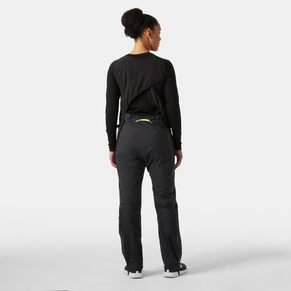 AEGIR MIDLAYER SALOPETTE, BLACK, L