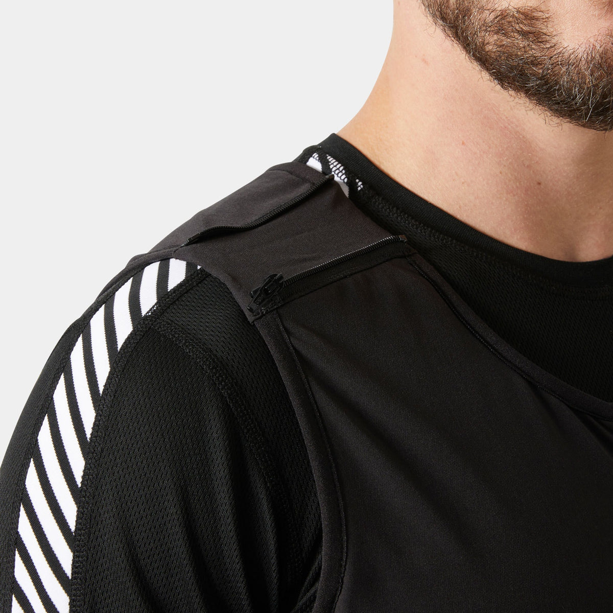 AEGIR MIDLAYER SALOPETTE, BLACK, L
