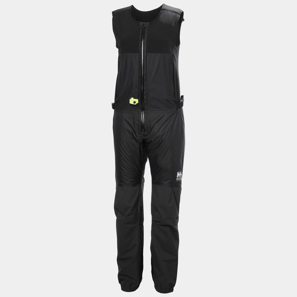AEGIR MIDLAYER SALOPETTE, BLACK, L