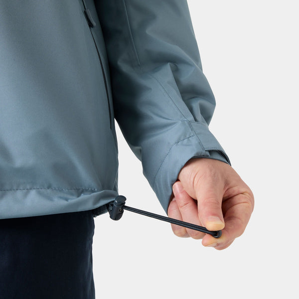 CREW HOODED PILE JACKET, WASHED NAVY, XXL