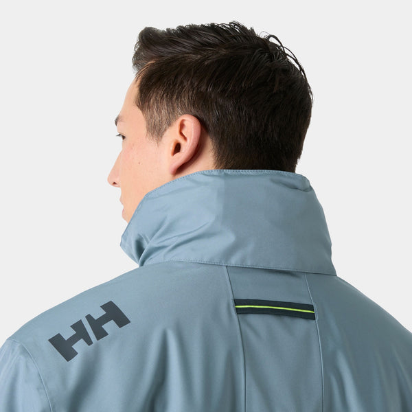 CREW HOODED PILE JACKET, WASHED NAVY, XXL