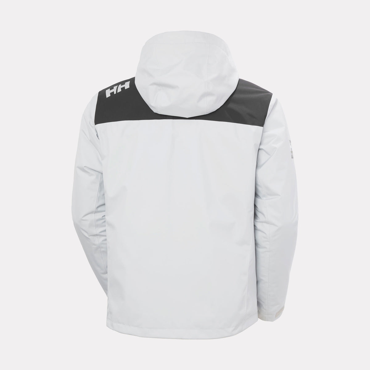 CREW HOODED PILE JACKET, GREY FOG, XXL