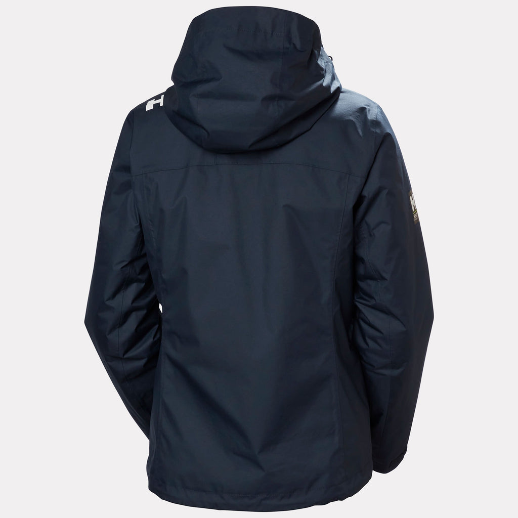 W CREW HOODED PILE JACKET, NAVY, L