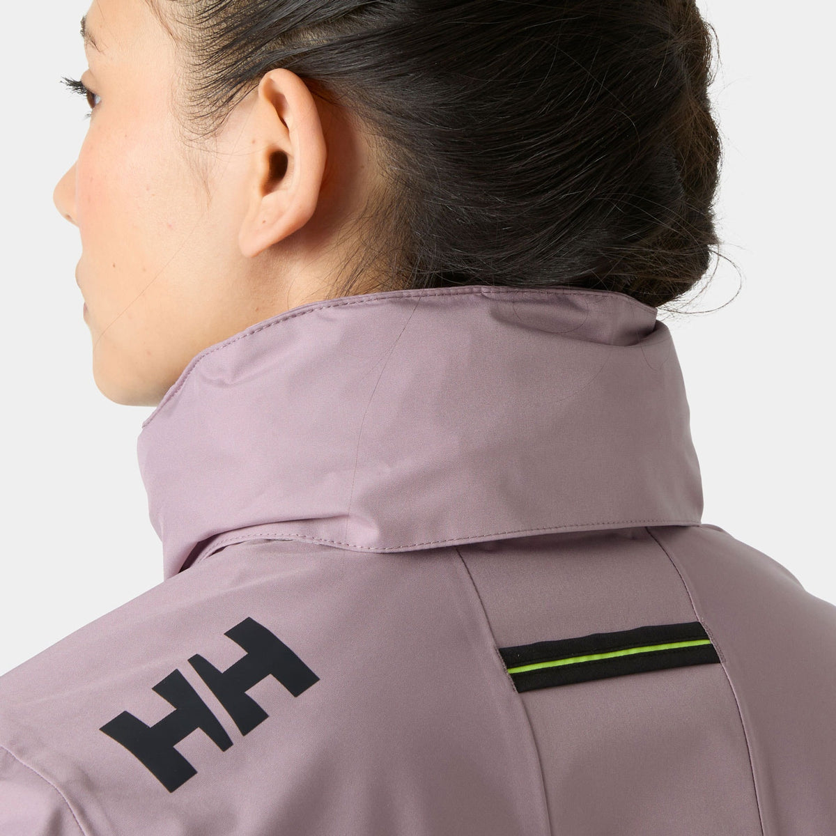 W CREW HOODED PILE JACKET, PURPLE CLAY, L