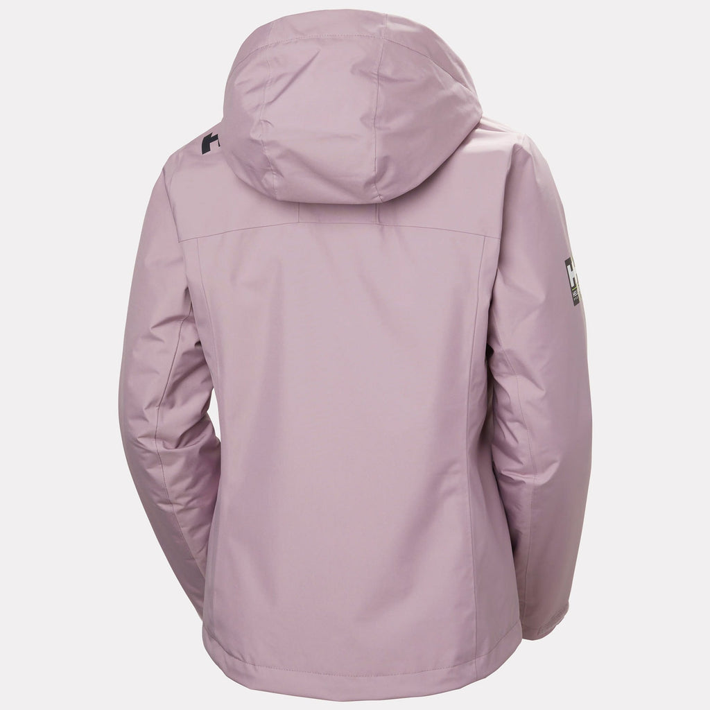 W CREW HOODED PILE JACKET, PURPLE CLAY, L