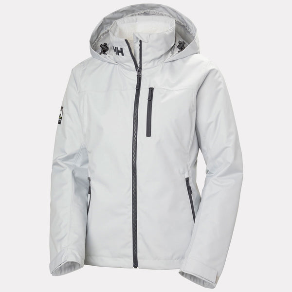 W CREW HOODED PILE JACKET, GREY FOG, L