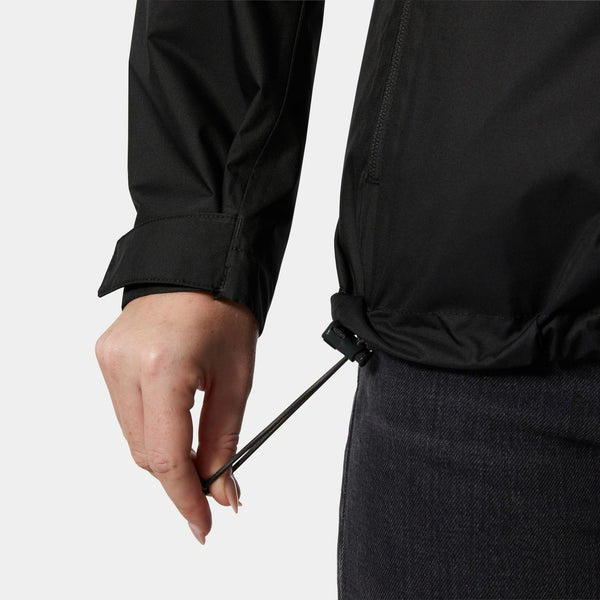 W CREW HOODED PILE JACKET, BLACK, L