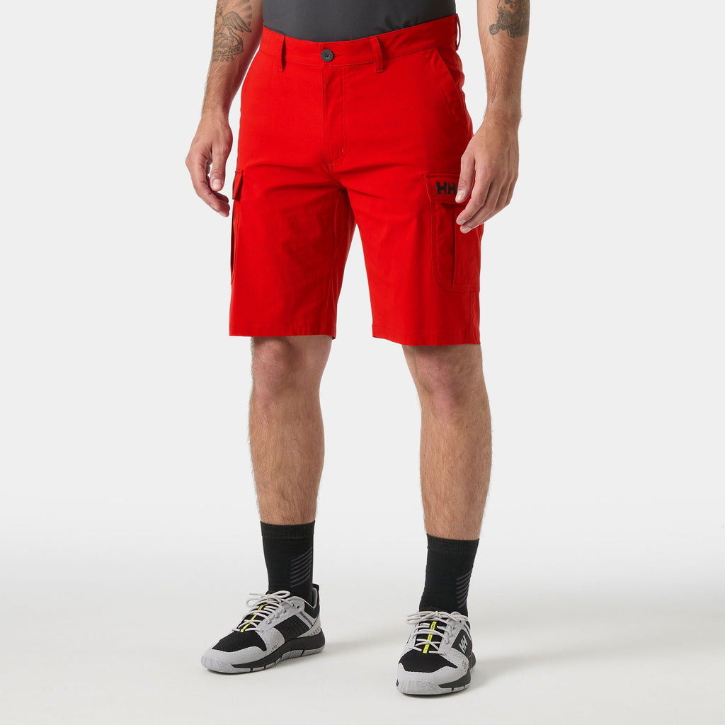 HH QD CARGO SHORTS 11", RED, 28