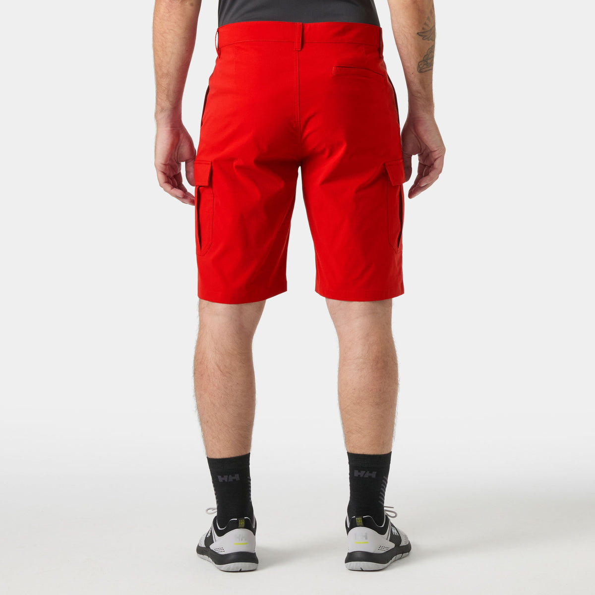 HH QD CARGO SHORTS 11", RED, 28