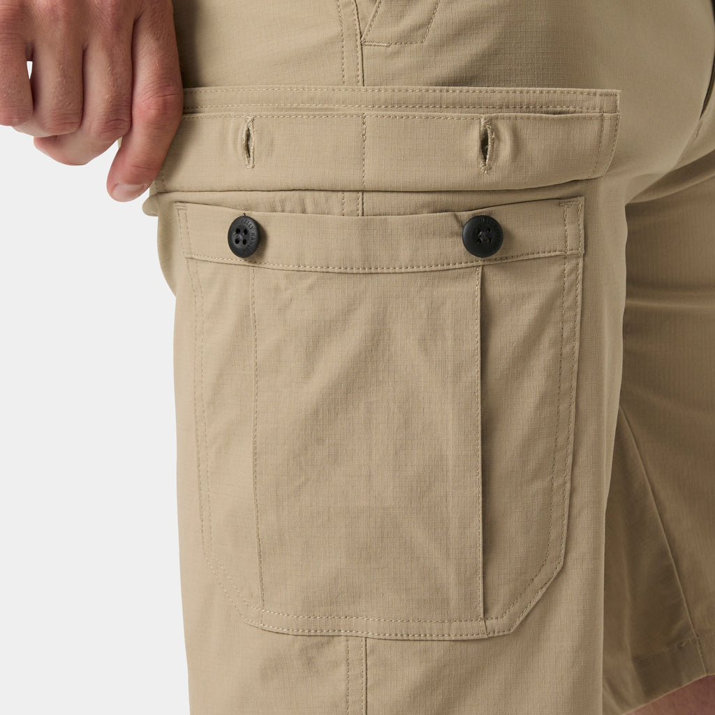 HH QD CARGO SHORTS 11", PEBBLE, 28