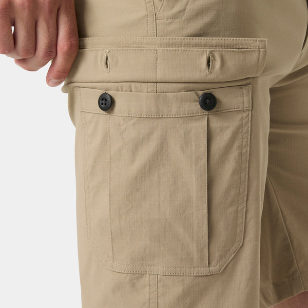 HH QD CARGO SHORTS 11", PEBBLE, 28