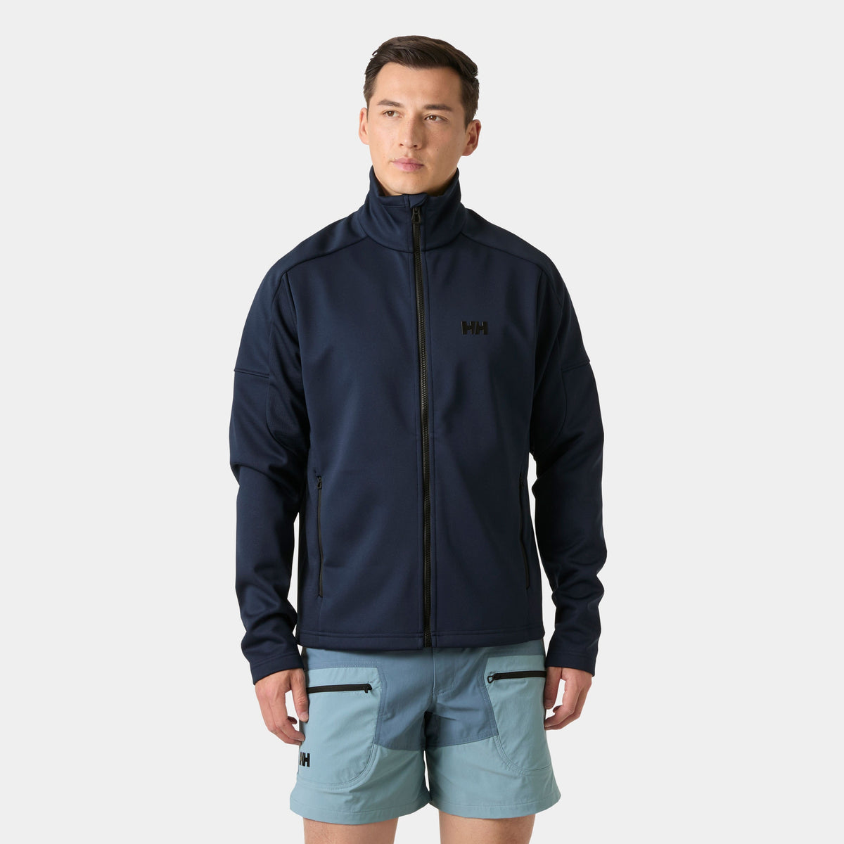 HP FLEECE JACKET, NAVY, XXL