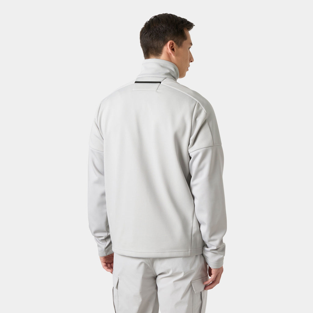 HP FLEECE JACKET, GREY FOG, XXL