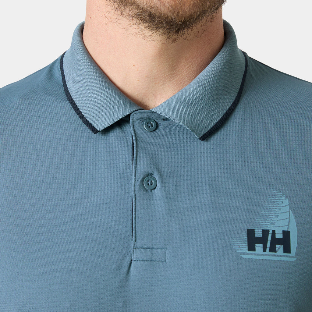 HP FIGARI POLO, WASHED NAVY, S