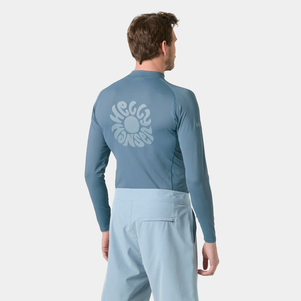WATERWEAR RASHGUARD, WASHED NAVY, XXL