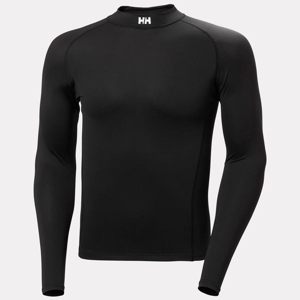 WATERWEAR RASHGUARD, BLACK, XXL
