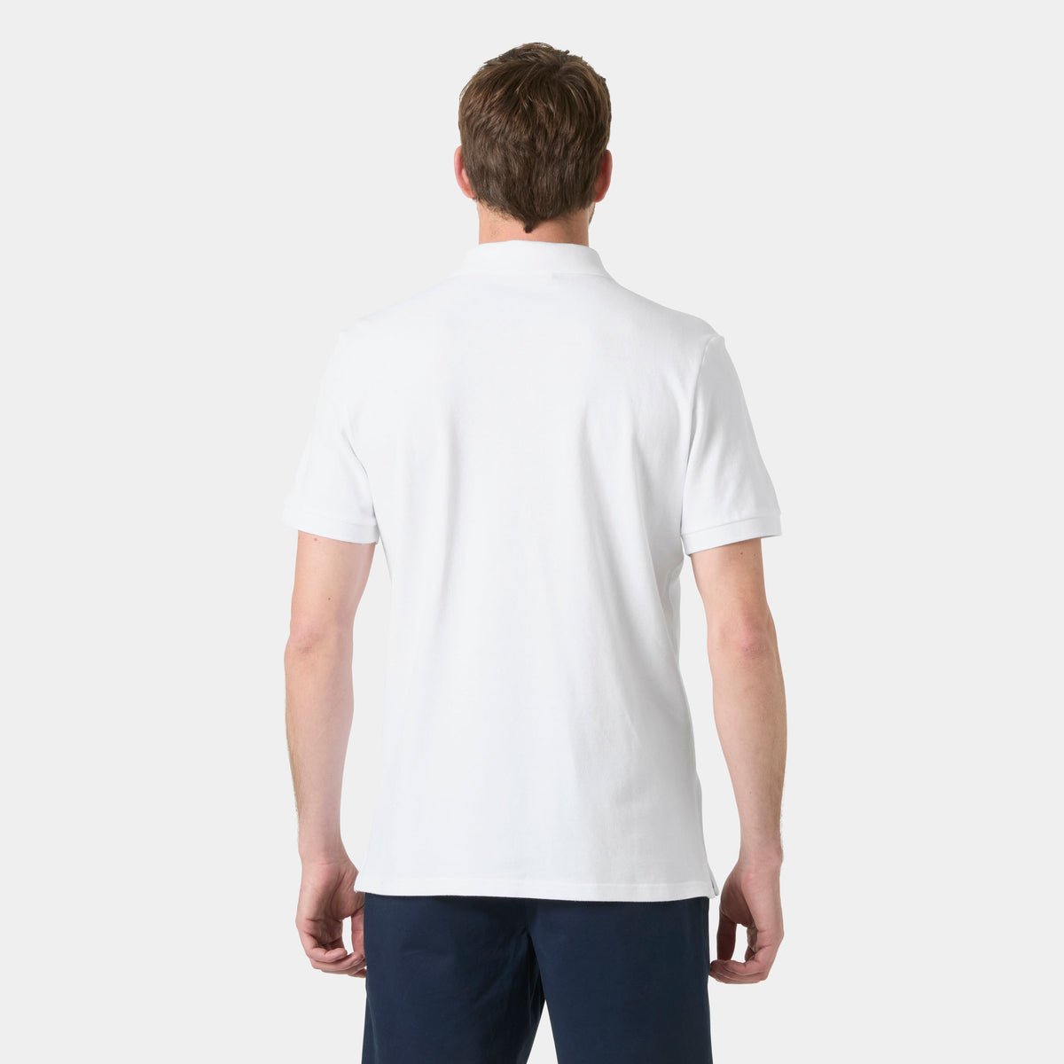 CREW POLO PIQUE, WHITE, XXL