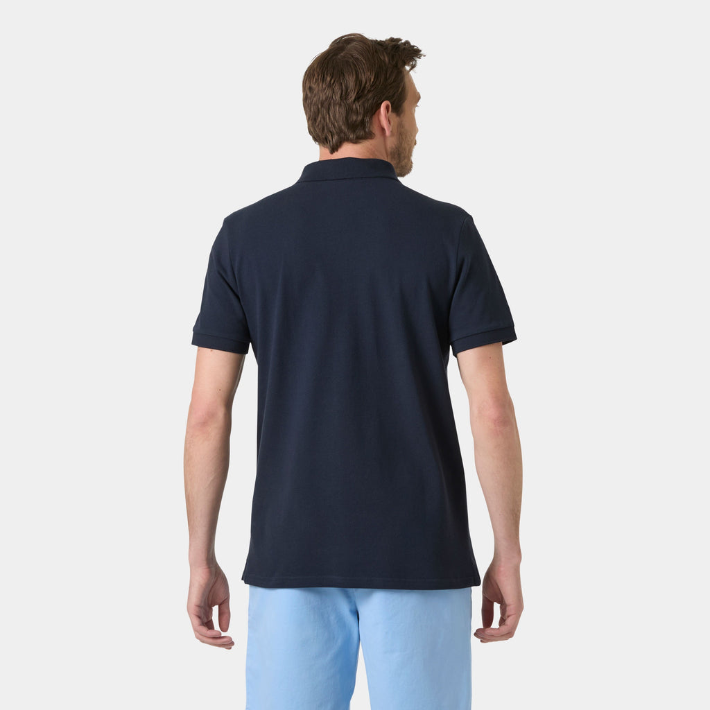 CREW POLO PIQUE, NAVY, XXL