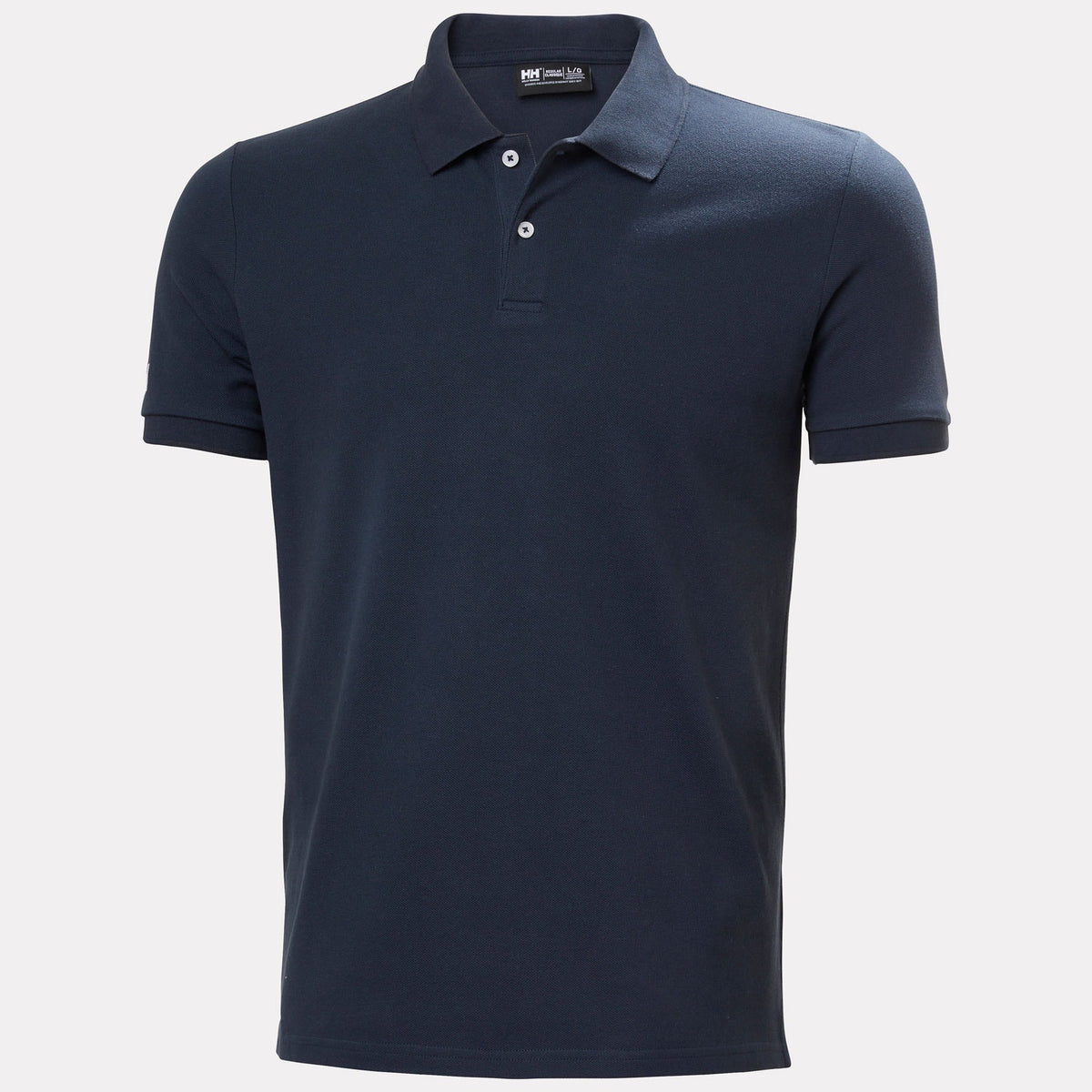 CREW POLO PIQUE, NAVY, XXL