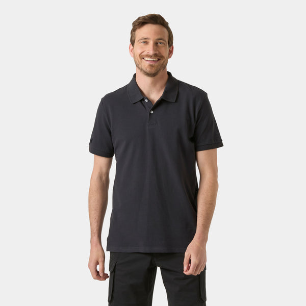 CREW POLO PIQUE, EBONY, XXL