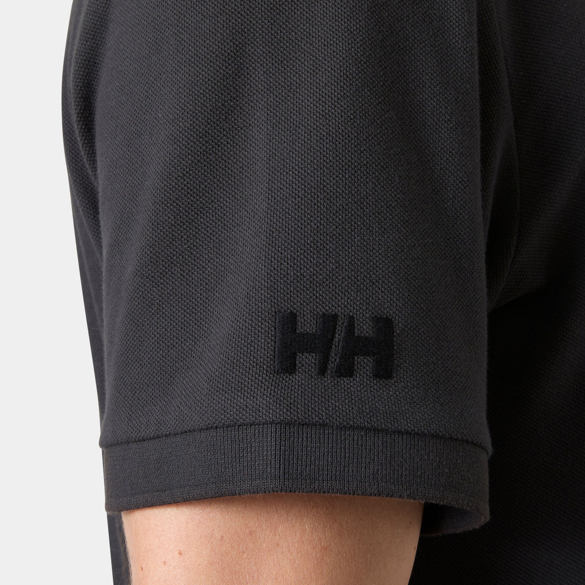 CREW POLO PIQUE, EBONY, XXL