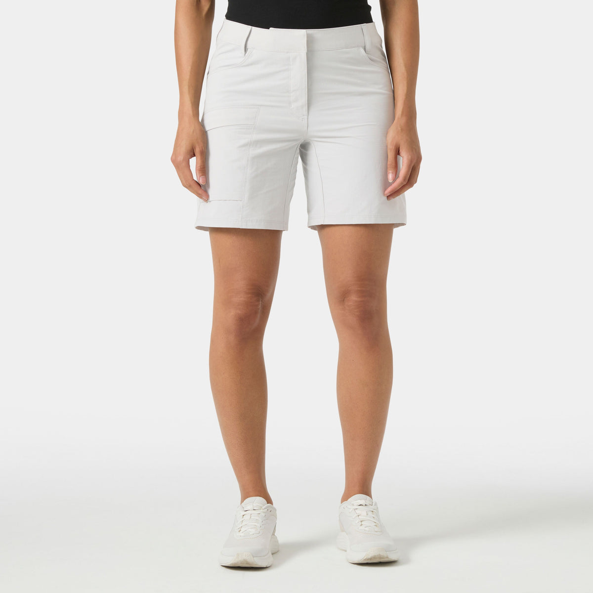 W QD CARGO SHORTS, GREY FOG, 26