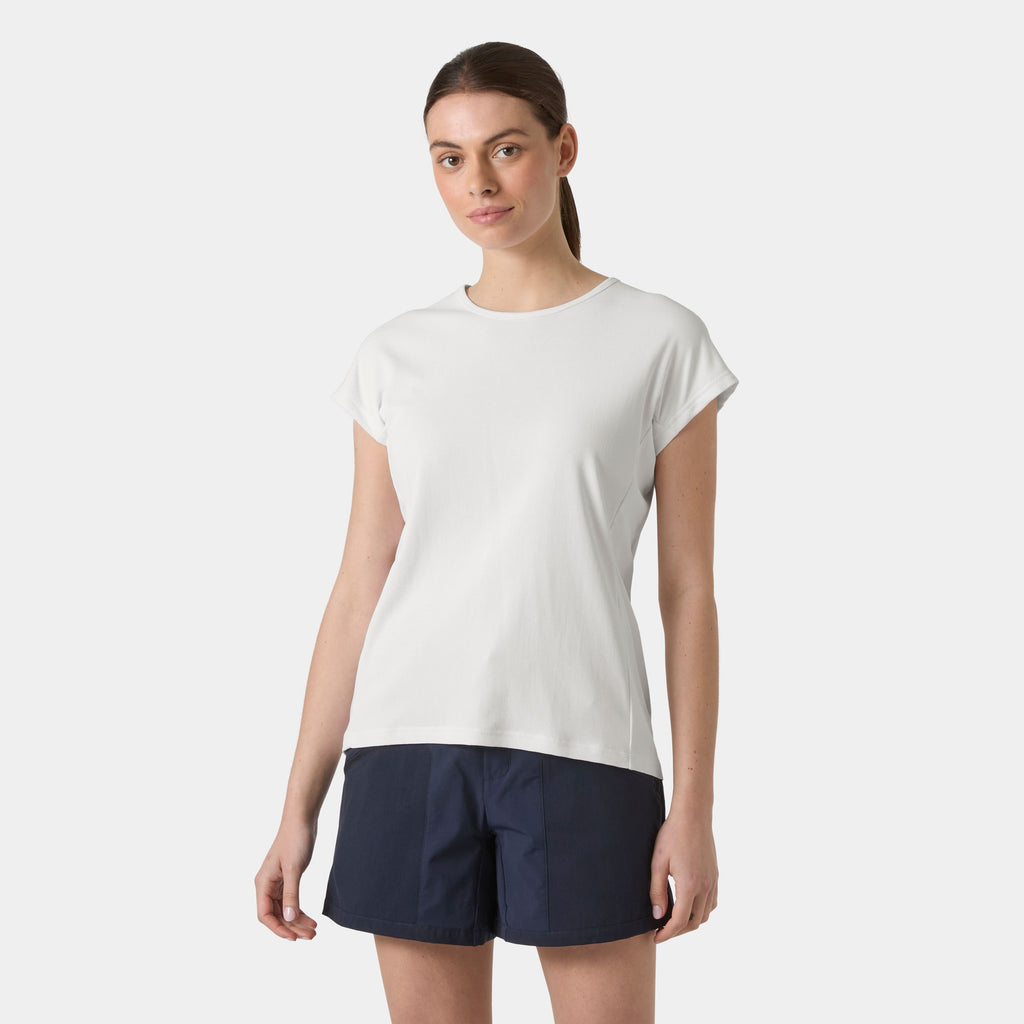 W CREWLINE TSHIRT, WHITE, L