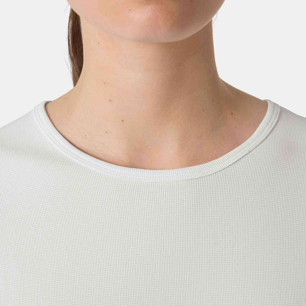 W CREWLINE TSHIRT, WHITE, L