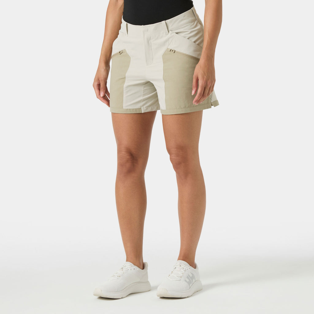 W HP CALVI SHORTS, PEBBLE, 31
