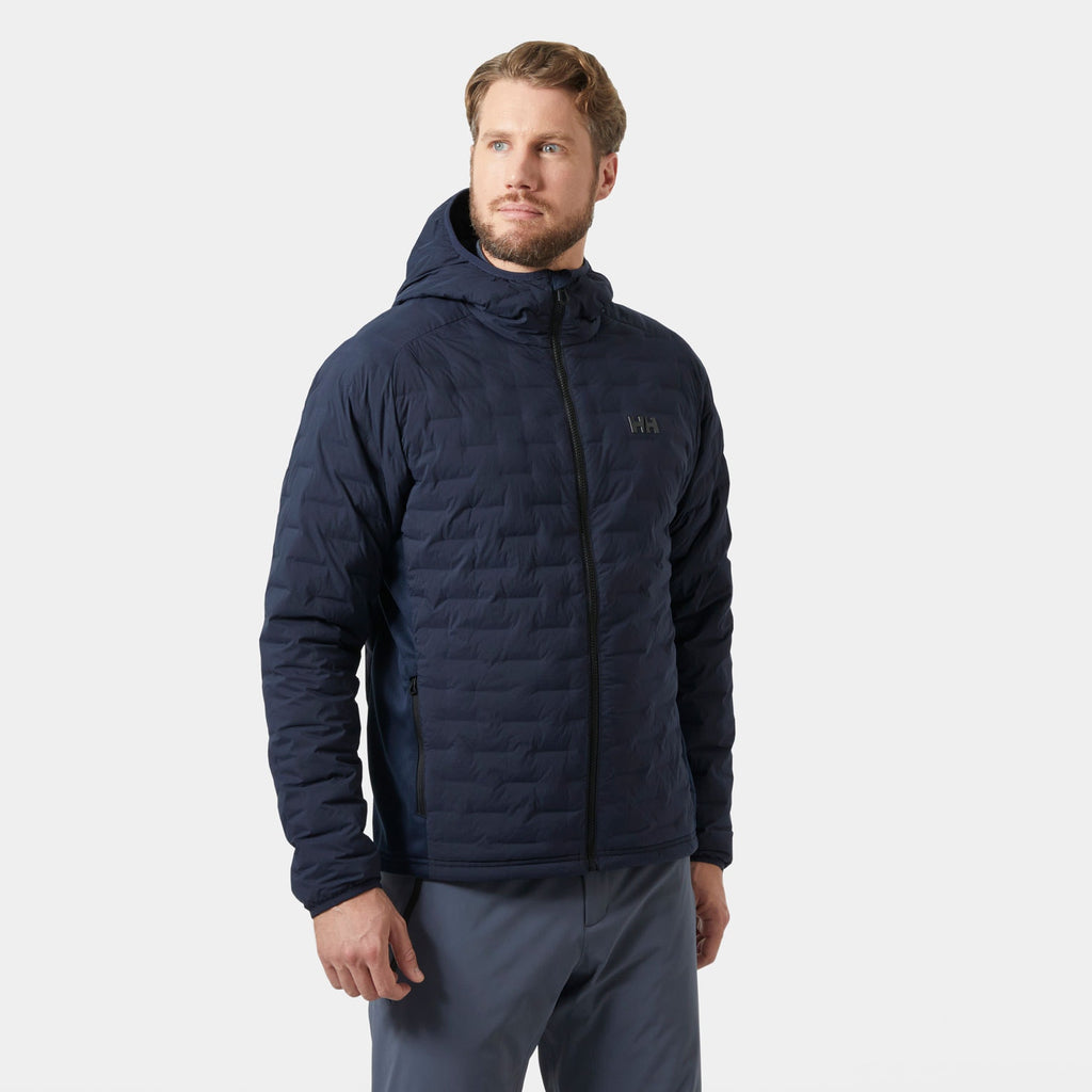HP HYBRID STRETCH HOODED INS, NAVY, XXL