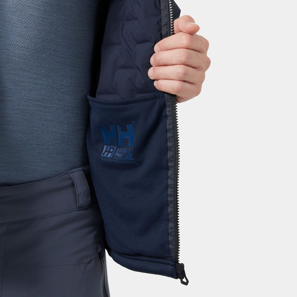 HP HYBRID STRETCH HOODED INS, NAVY, XXL