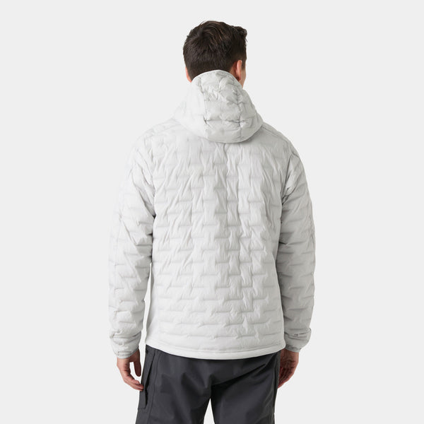 HP HYBRID STRETCH HOODED INS, GREY FOG, XXL