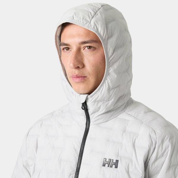 HP HYBRID STRETCH HOODED INS, GREY FOG, XXL