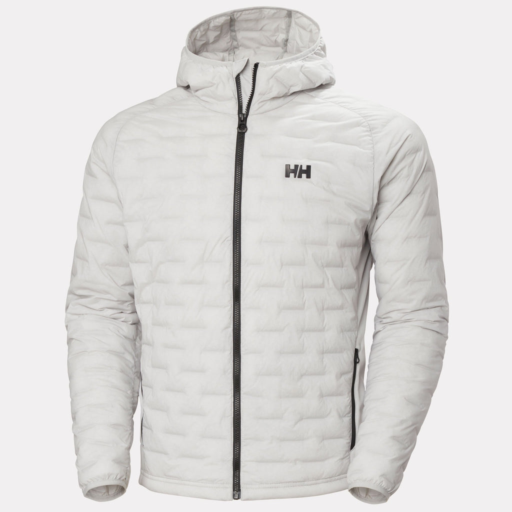 HP HYBRID STRETCH HOODED INS, GREY FOG, XXL